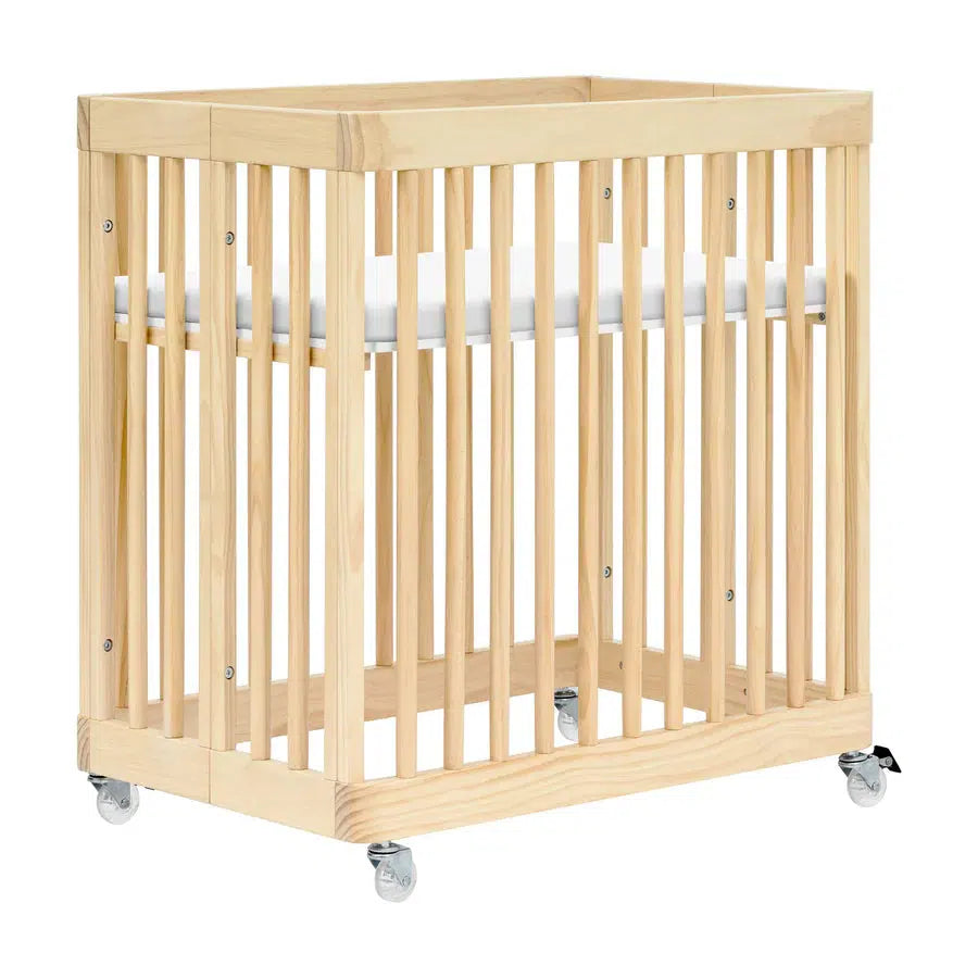 Babyletto Pogo 8-in-1 Convertible Crib - Blonde Wood Finish | Safe & Stylish Nursery Furniture for Newborn to Toddler | Perfect for Modern Baby Rooms & Daycare Centers