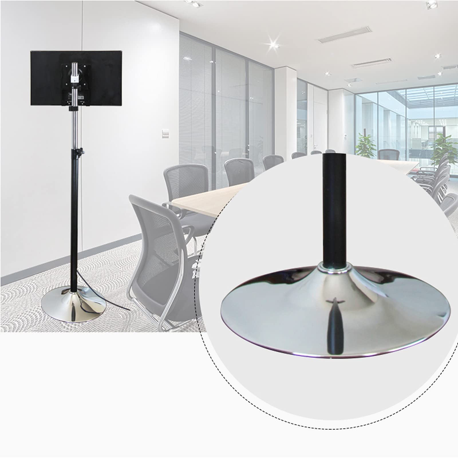 Adjustable Floor Standing Monitor Stand for 13