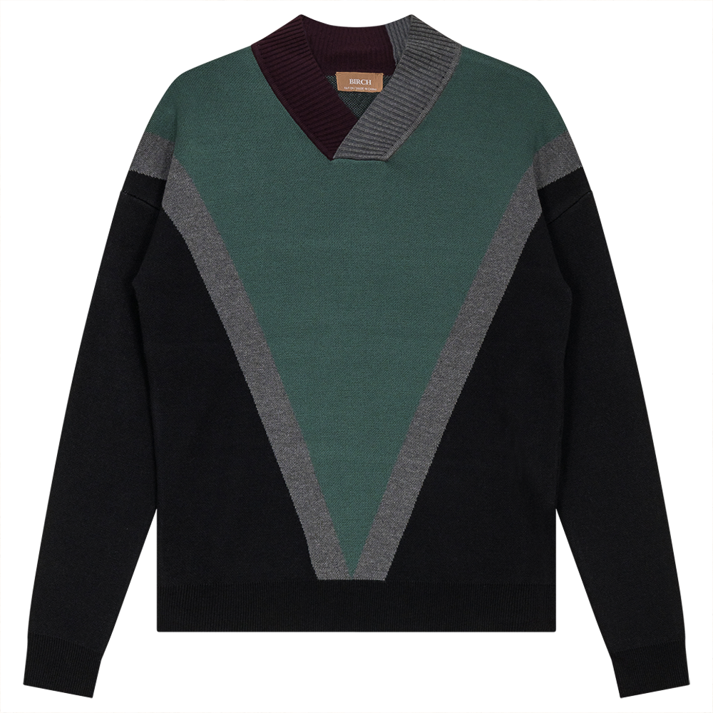 Fashionable V-Neck Color Block Sweater for Women - Trendy Casual Pullover for Fall & Winter - Perfect for Office, Dating & Weekend Outings