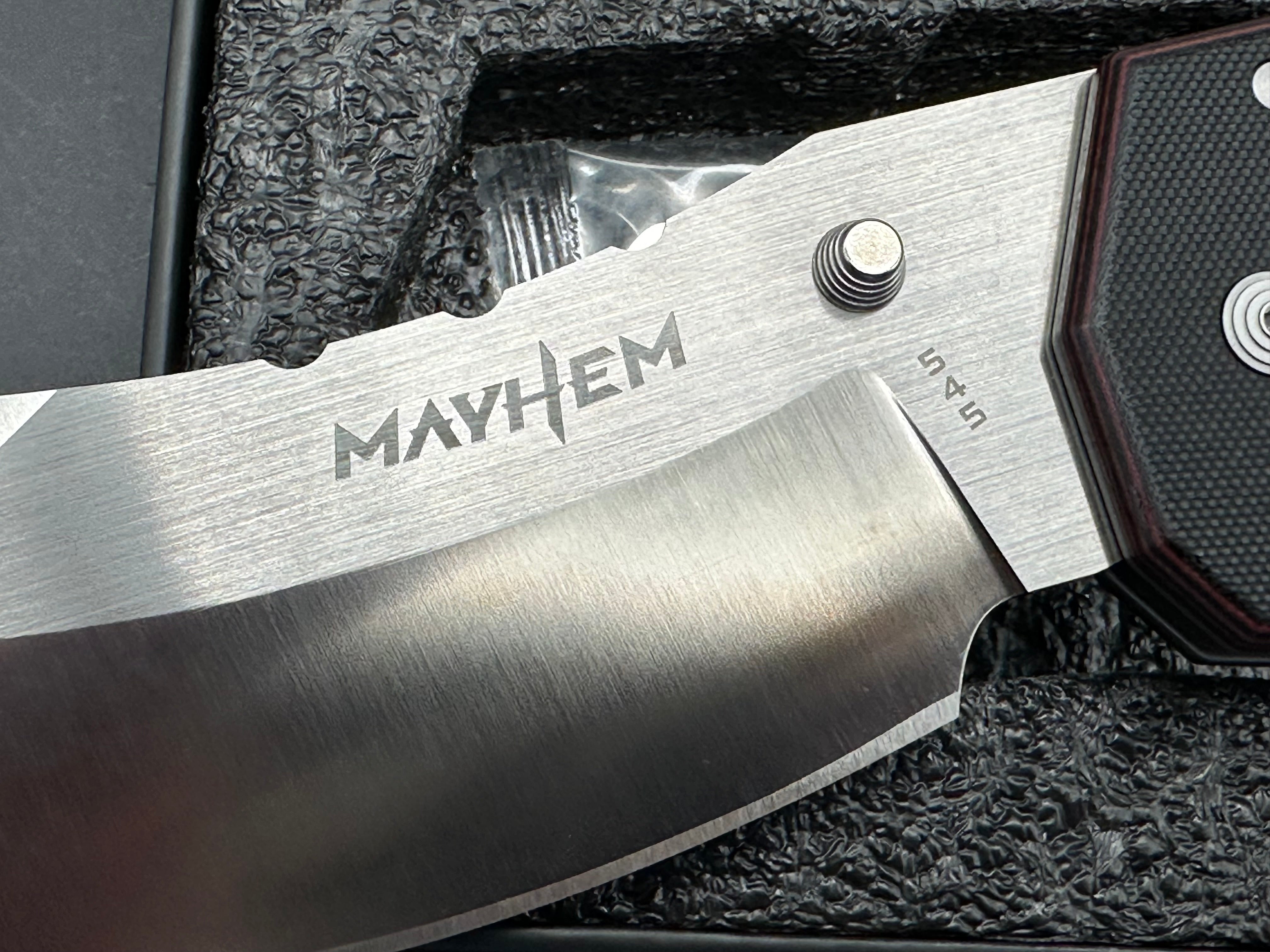 Cold Steel Exclusive Mayhem Limited Edition Knife - High-Performance Tactical Blade for Outdoor Survival, Hunting, and Camping Adventures