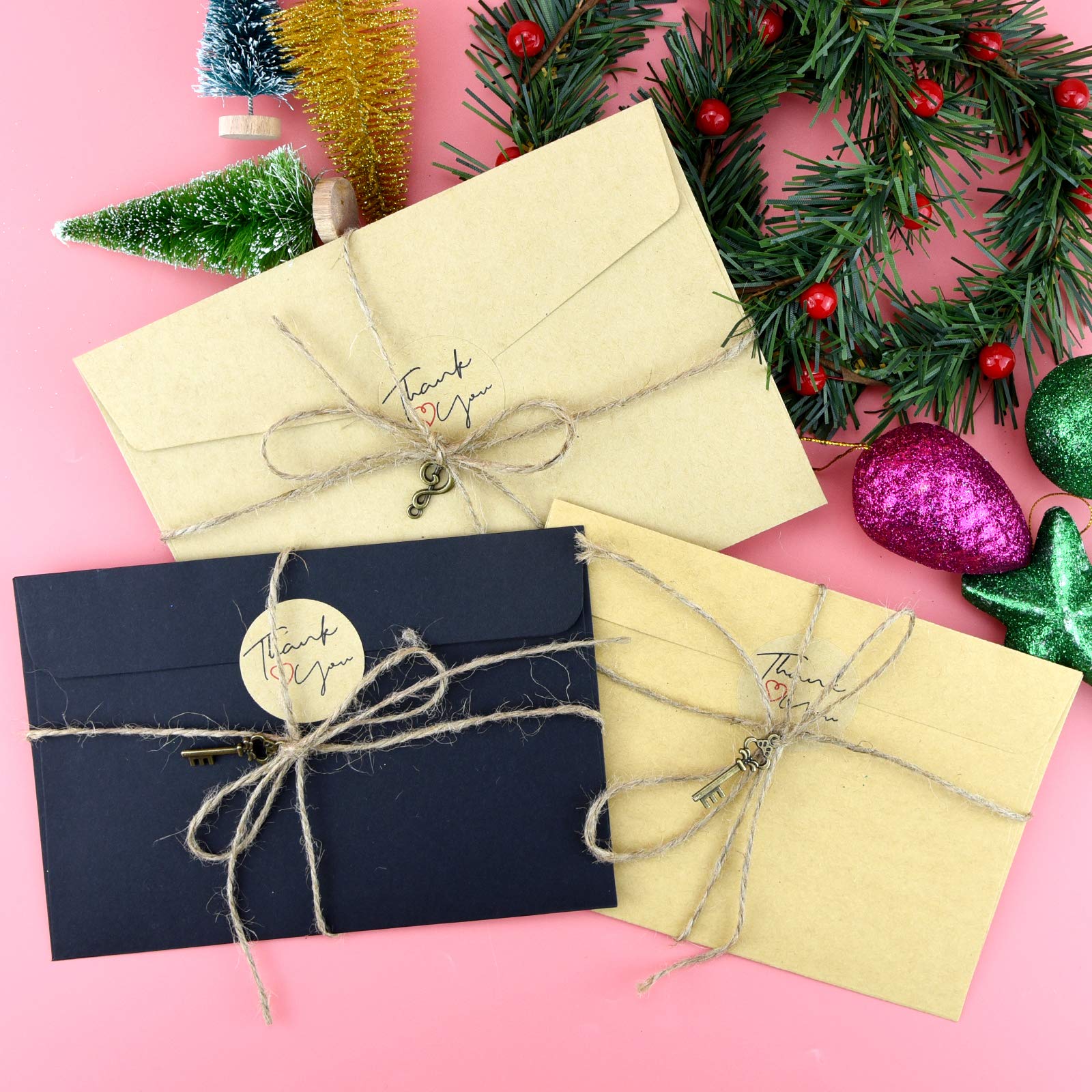 Vintage Stationery Paper and Envelopes Set - Antique Aged Writing Paper for Letters, Invitations & Calligraphy | Perfect for Wedding Stationery, Thank You Cards & Scrapbooking