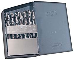 26-Piece Jobber Drill Bit Set - High-Speed Steel (HSS) for Metal, Wood & Plastic - Perfect for DIY Projects, Home Repairs & Professional Workshops
