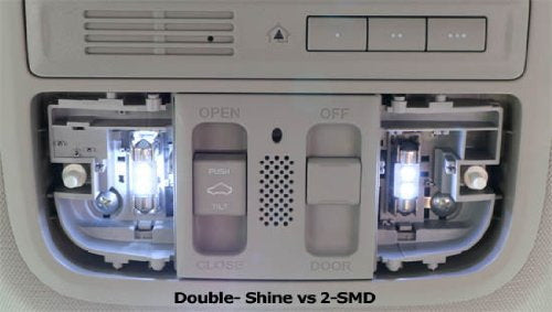 DE3175 DE3022 LED Bulbs - Double Side 4 SMD 1.25 for Car Interior Map Dome Lights | Bright White Interior Lighting for Cars, Trucks & SUVs