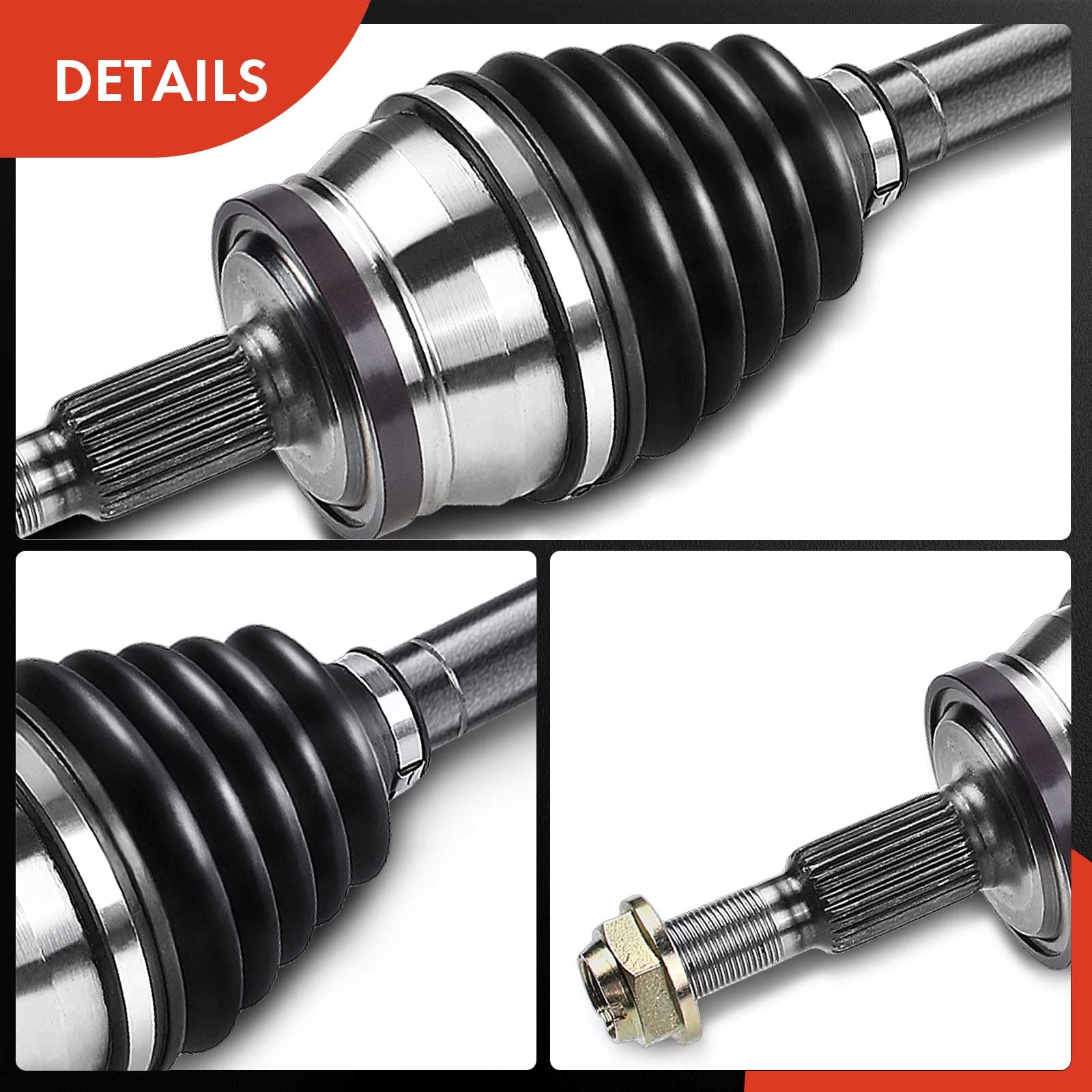 Premium CV Axle Shaft Assembly for Dodge Challenger 2009, Charger 2006-2010, Magnum 2005-2008 & Chrysler 300 2005-2010 - 2.7L 3.5L RWD Rear Left Driver Side Replacement Part #4726137AE - Perfect for Smooth Ride & Drivetrain Repair