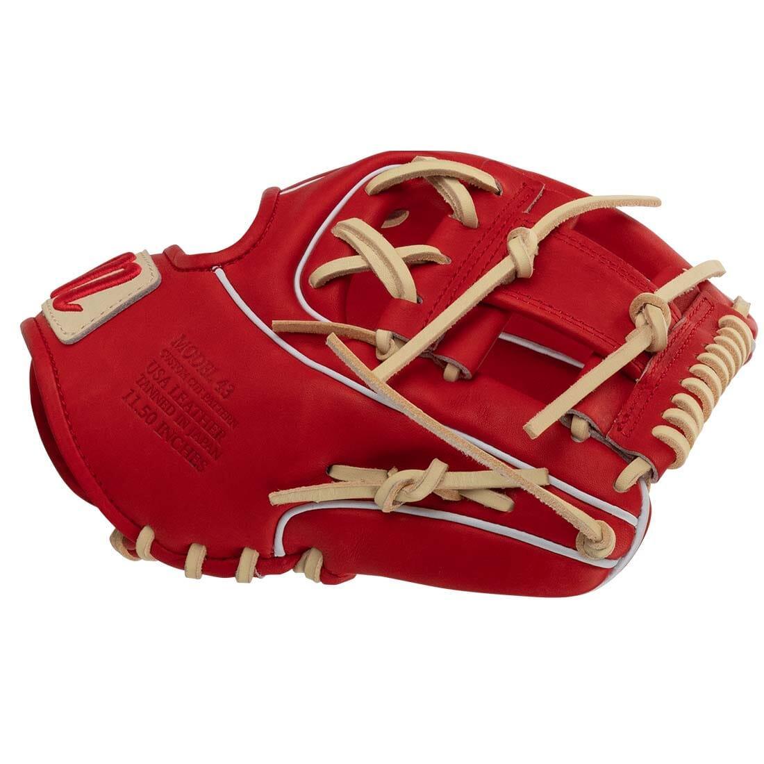 Marucci Cypress M Type 43A2 11.5 Inch Infield Baseball Glove - Left Hand Throw | Premium Leather Baseball Mitt for Infield Players | Perfect for Practice, Games & Training Sessions