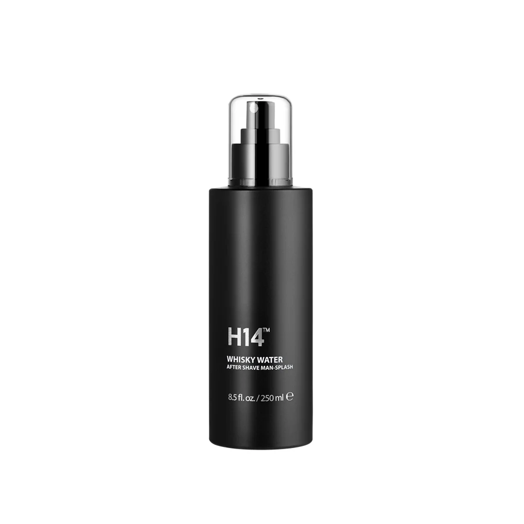 H14 Whiskey After Shave Splash for Men - Skin Soothing & Toning Post Shave Balm with Natural Ingredients - Perfect for Daily Grooming & Post-Shave Skin Care Routine
