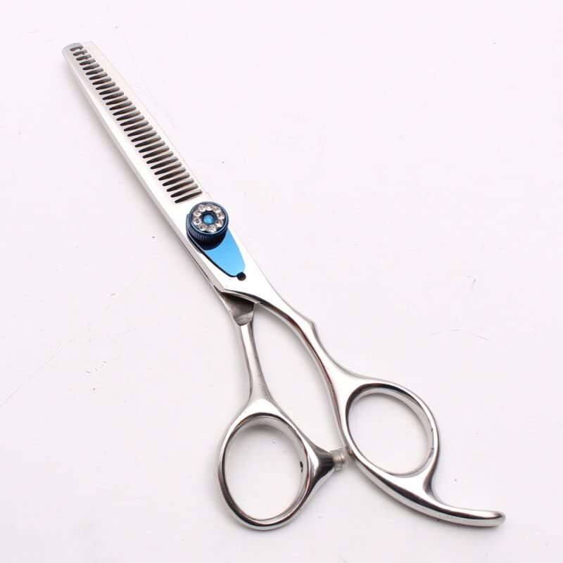 Professional 6 Inch Japanese 440C Hair Cutting Scissors - Barber & Hairdresser Shears with Thinning Scissors Set for Salon, Home Haircuts & Styling
