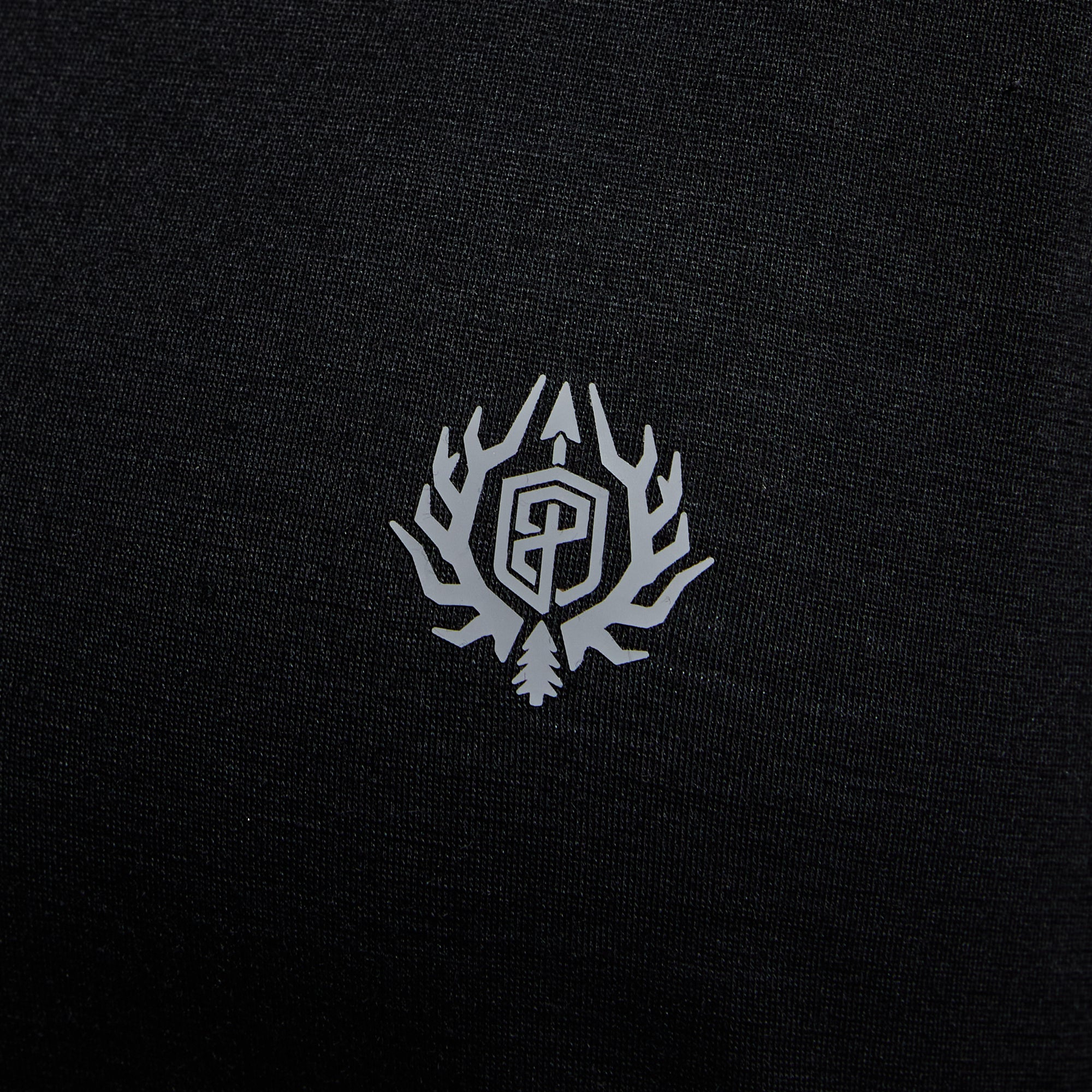 Ridgeline Tee - Premium Black Cotton T-Shirt for Men | Comfortable Casual Wear for Everyday & Outdoor Activities