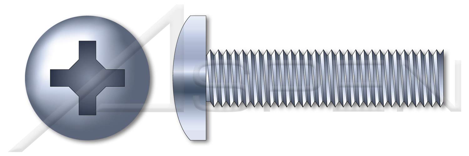 1000pcs #8-32 x 3 Inch Machine Screws - Phillips Pan Head, Fully Threaded, Zinc Plated Steel - Ideal for Electronics, Furniture Assembly & DIY Projects