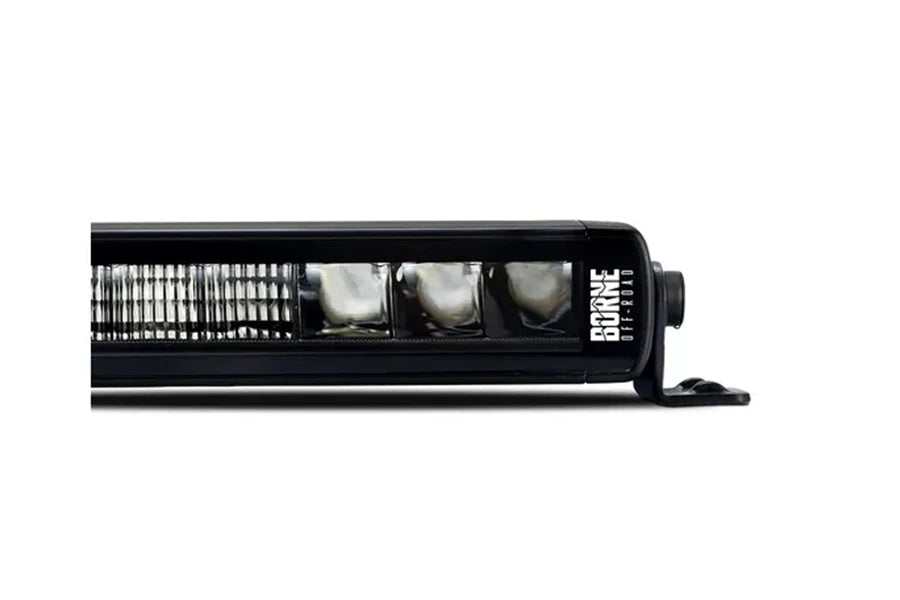 Borne Off Road 50 Inch Single Row LED Light Bar - High Power Waterproof Driving Lights for Trucks, Jeeps, ATVs & Off-Road Vehicles - Perfect for Night Driving, Camping & Outdoor Adventures