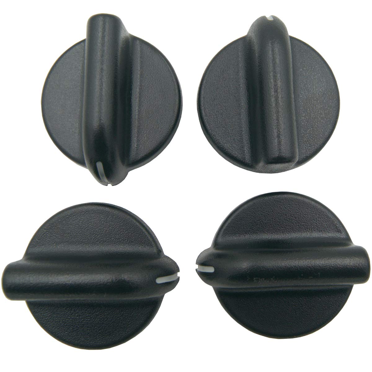 4-Pack Gas Range Cooktop Burner Control Knob Replacement for Model 3181304 - Exact Fit, Not Universal - Perfect for Kitchen Stove Repair & Appliance Maintenance
