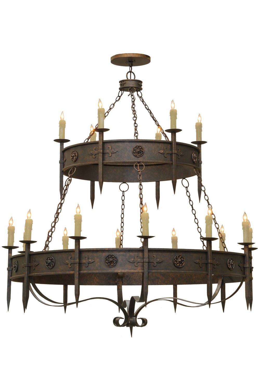 18-Light Crystal Chandelier for Dining Room - Modern Elegant Ceiling Light Fixture for Living Room, Bedroom & Foyer | Energy Efficient LED Lighting