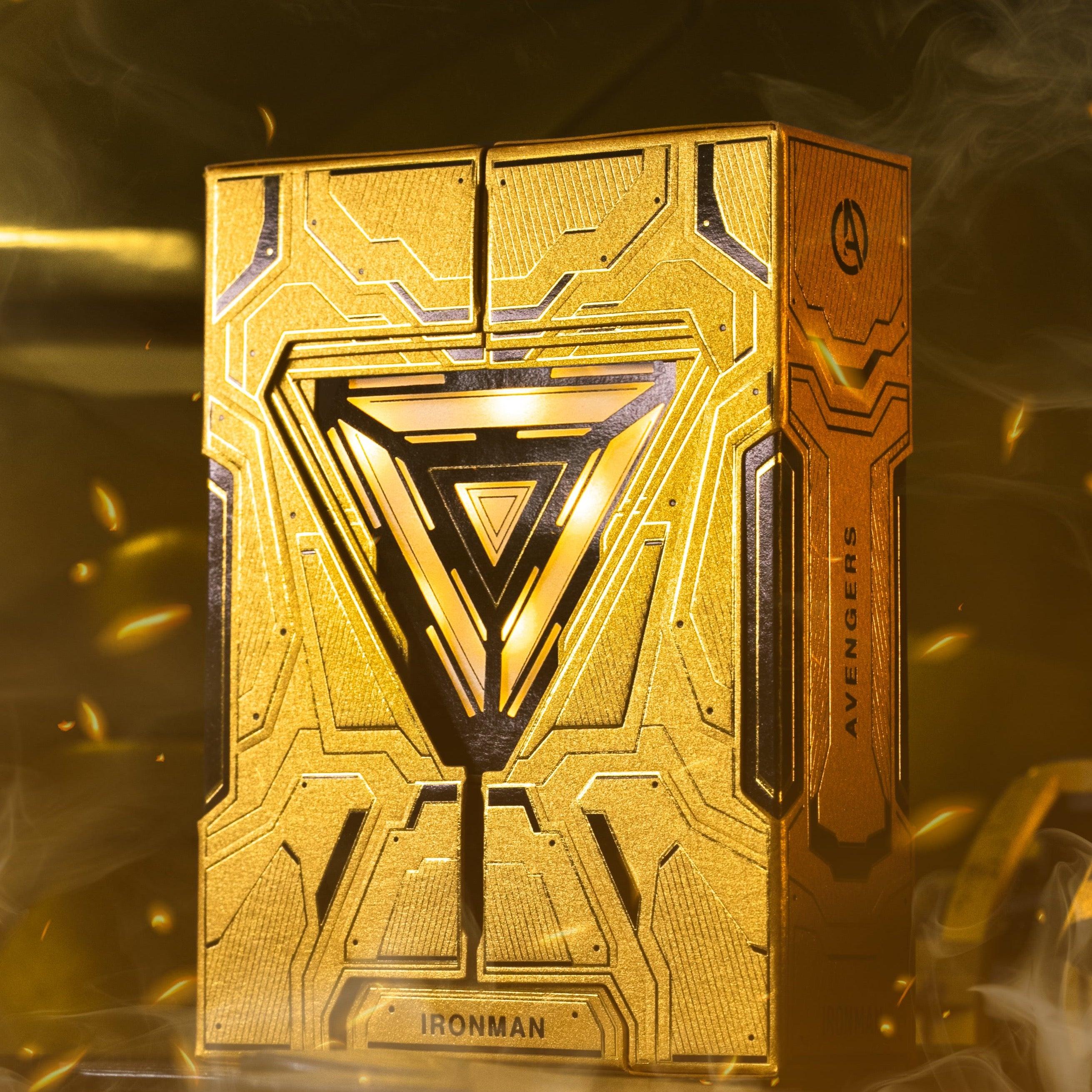 Iron Man MK 21 Gold Foil Playing Cards - Premium Collectible Marvel Superhero Poker Cards for Game Nights, Gifts & Collectors