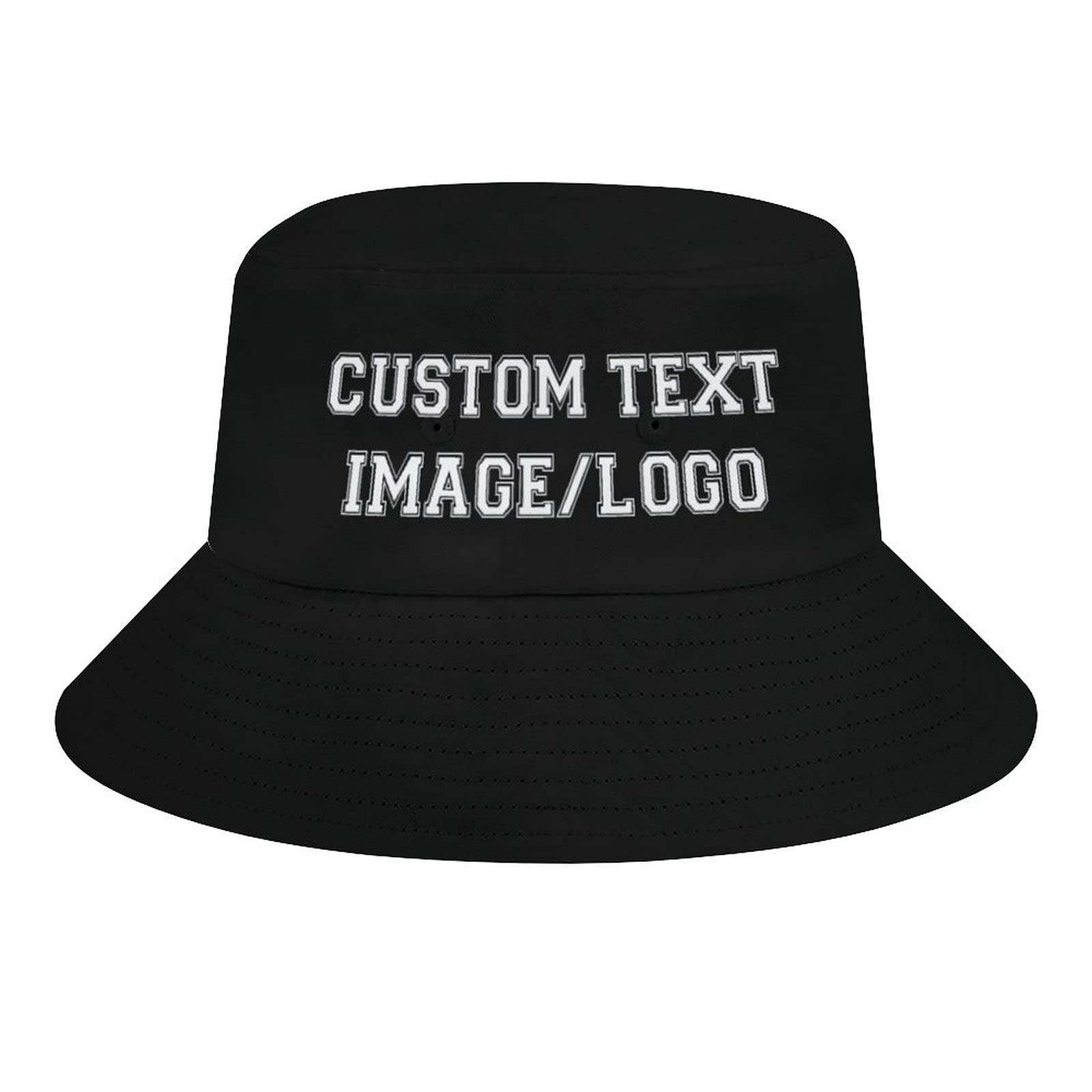 Custom Personalized Bucket Hats for Women & Men - Adjustable Sun Hat Fisherman Cap for Travel, Beach, Outdoor Activities & Summer Fashion