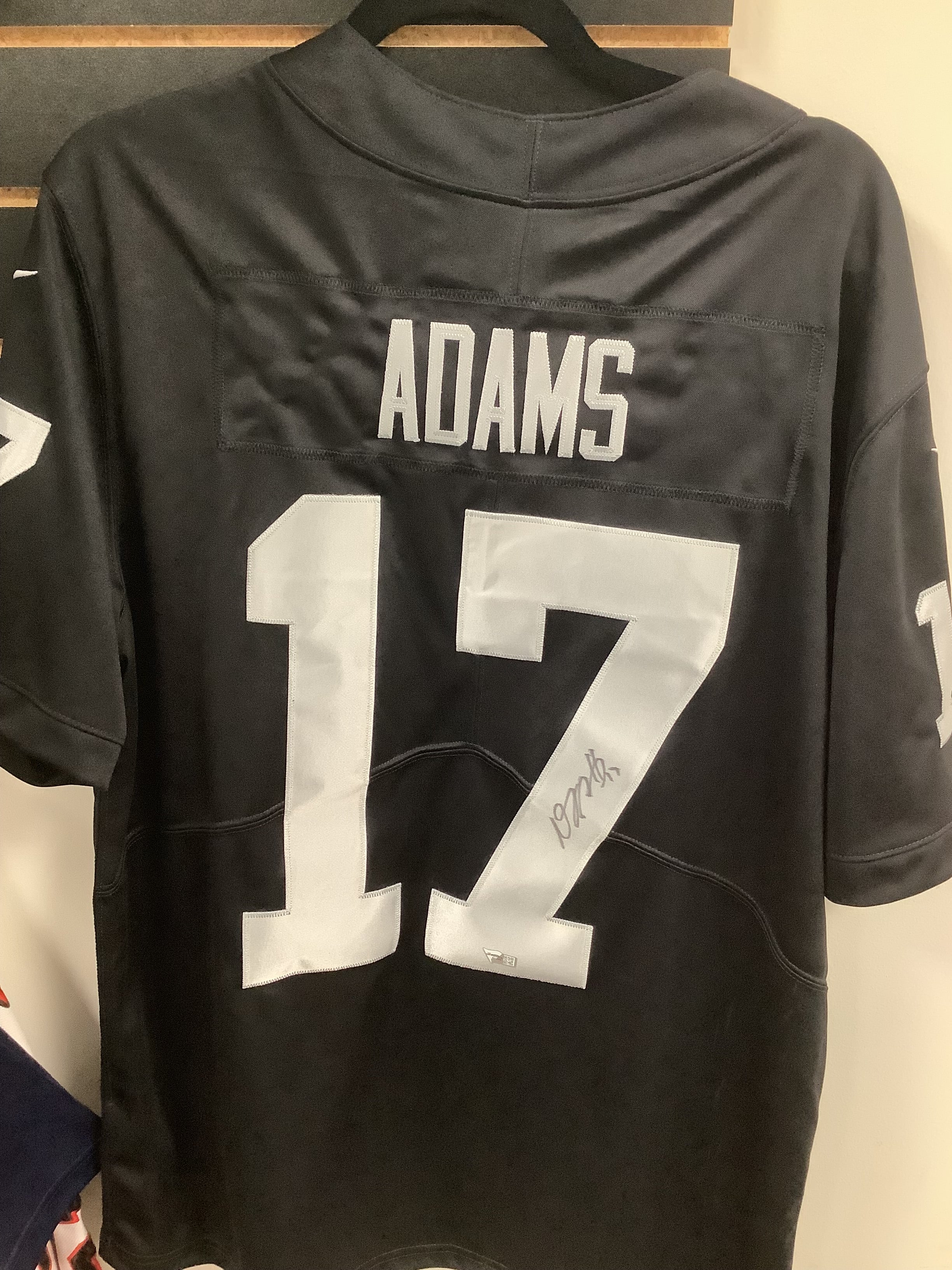 Davante Adams Las Vegas Raiders Authentic Autographed Nike Game Jersey - Black - Perfect for NFL Fans, Collectors & Game Day Outfits