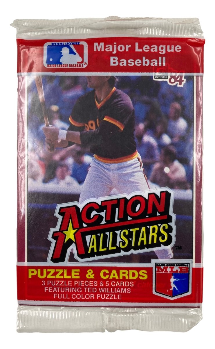 1984 Donruss Action All Stars Puzzle & Card Pack - Terry Kennedy & Pedro Guerrero - Vintage Baseball Collectibles for Fans & Card Game Enthusiasts
