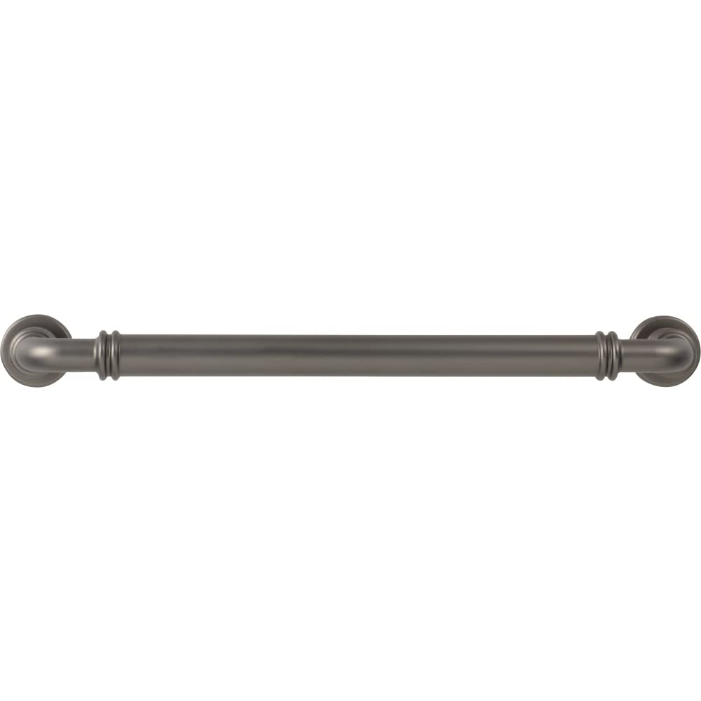 Top Knobs Cranford 12-Inch Appliance Pull Handle in Ash Gray - Perfect for Kitchen Cabinets & Drawers