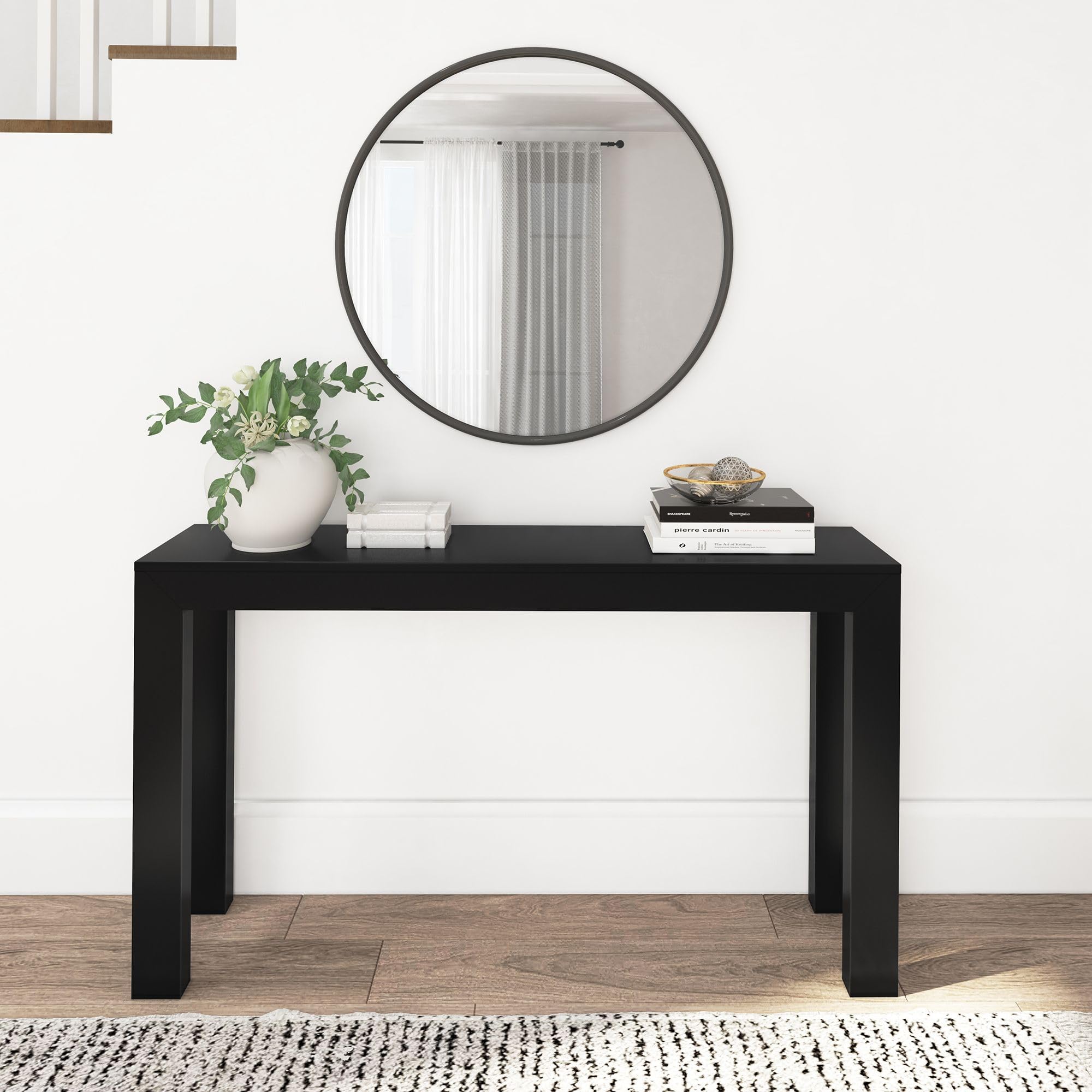 Modern Solid Wood Console Table 56