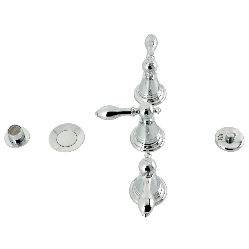 Kingston Brass KB328AL Victorian 3-Handle Bidet Faucet - Elegant Bathroom Fixture for Modern & Classic Bathrooms | Perfect for Spa-Like Luxury & Hygiene