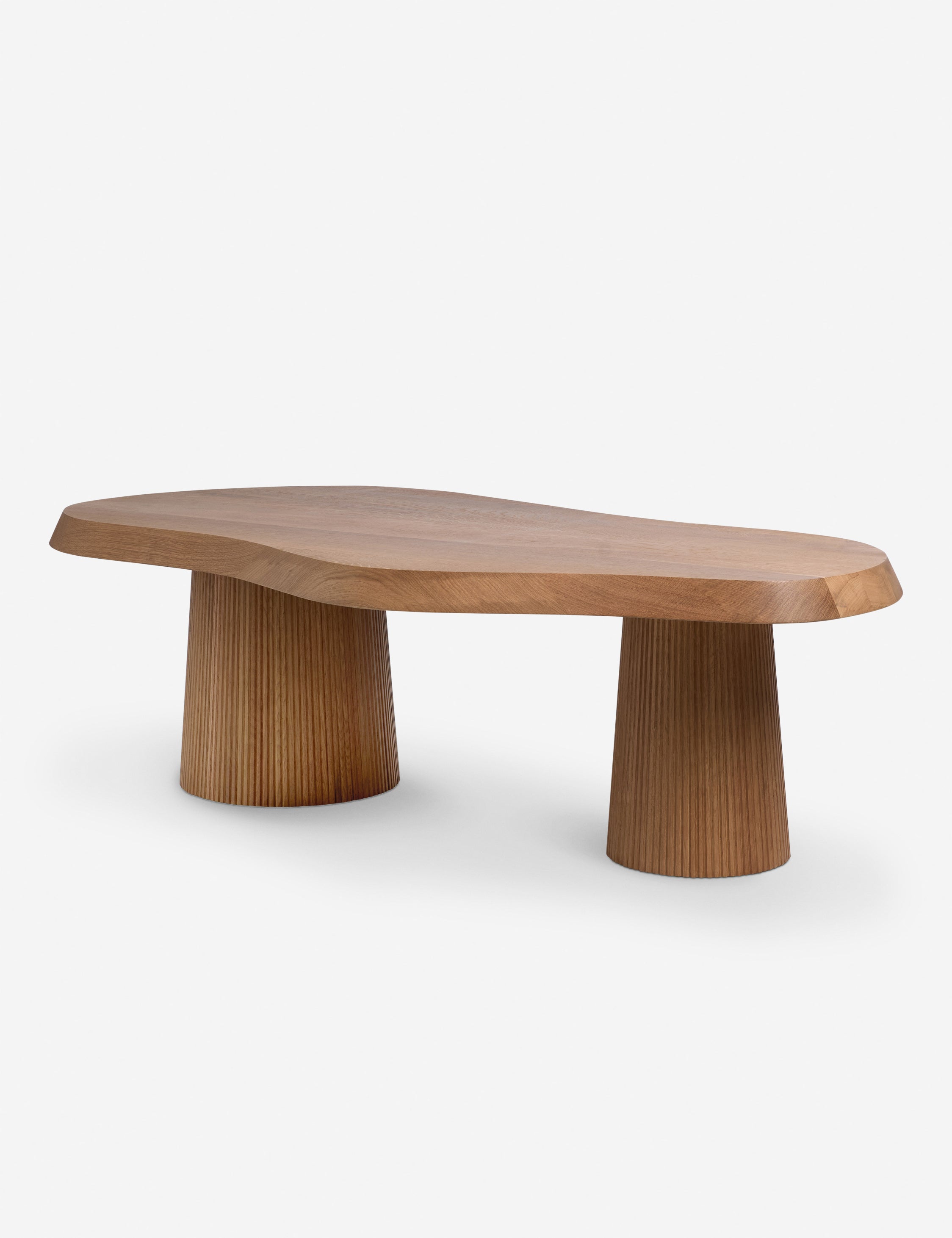Modern Coffee Table for Living Room - Solid Wood Center Table with Storage Shelf - Stylish & Durable Home Furniture for Small Spaces, Apartments & Lounge Areas