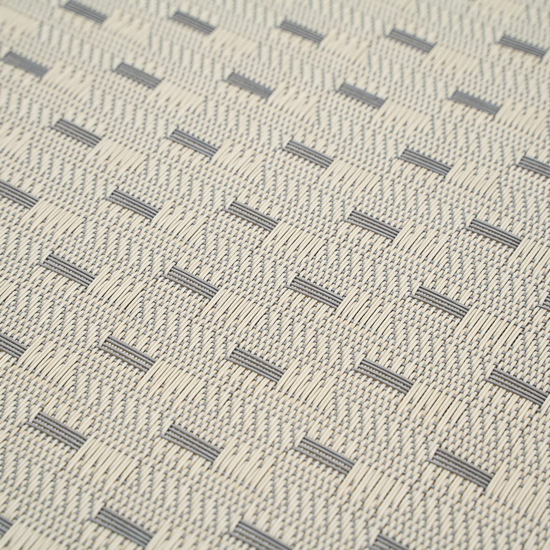 Restaurantware Speculo 16x12 Inch Woven Vinyl Placemats Set of 6 - Stain-Resistant, Easy Clean Rectangle Table Mats for Dining Room, Kitchen, Restaurant & Home Decor | Perfect for Everyday Meals, Dinner Parties & Holiday Gatherings