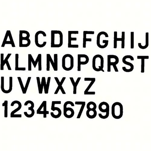 Bernard Engraving PS30BS 3-Inch Black Letter Sticker for Inside Windows - Perfect for Home, Office, and Retail Store Signage