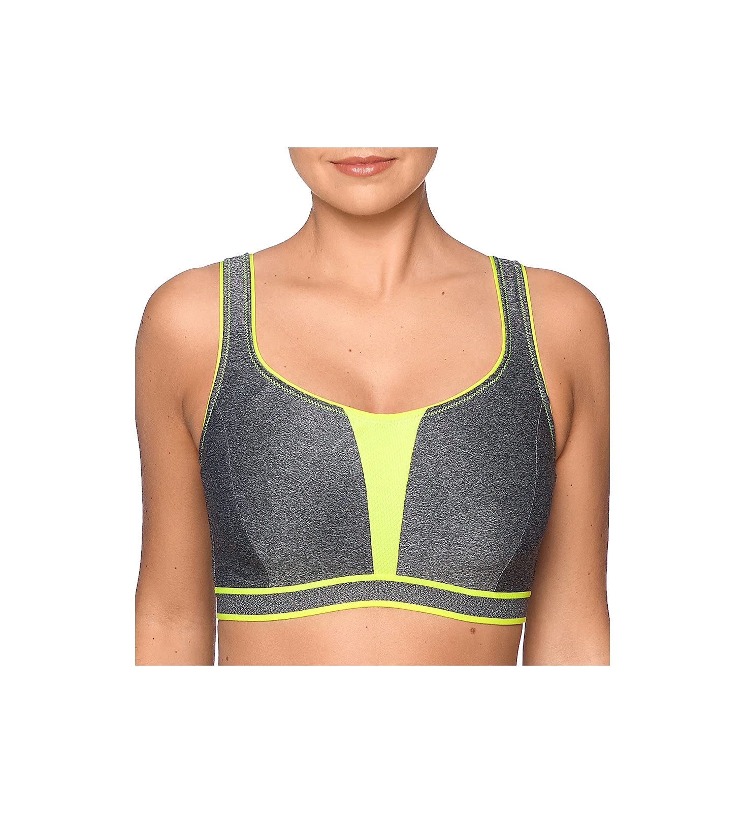 PrimaDonna Sport The Sweater Non-Padded Underwire Sports Bra for Women - High Impact Support, Breathable Fabric, Comfortable Workout Bra for Running, Yoga & Gym (6000110)