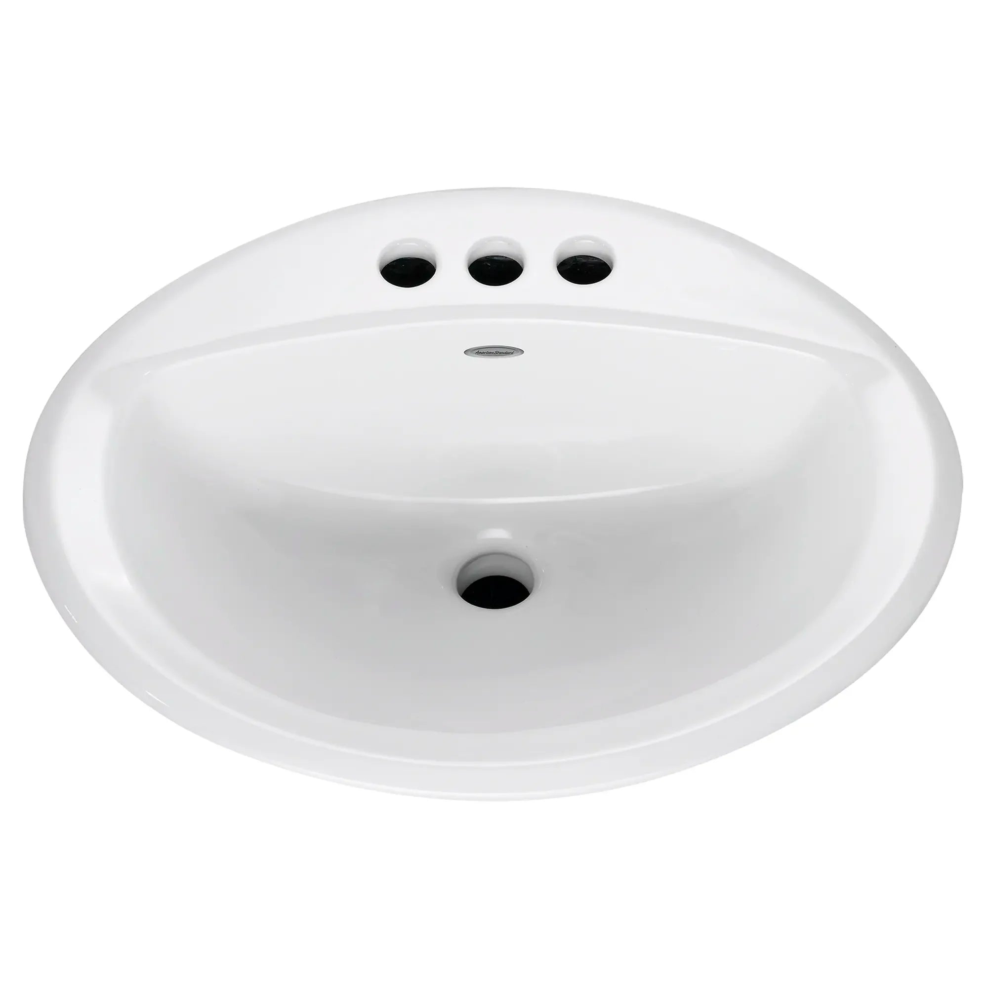 Aqualyn® Drop-In Bathroom Sink with 4-Inch Centerset Faucet - No Overflow Design for Modern Vanities | Perfect for Small Bathrooms & Powder Rooms