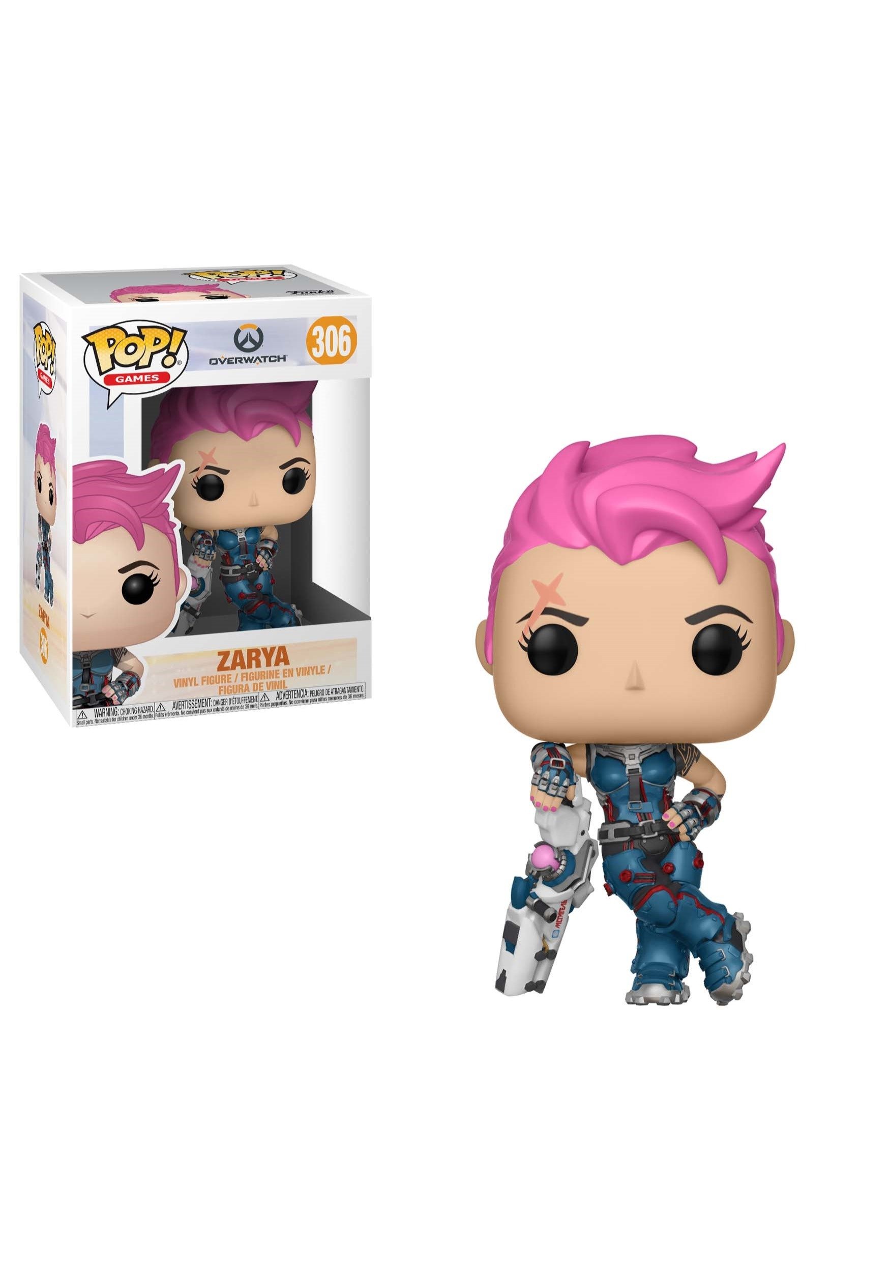 Funko Pop Overwatch Zarya Collectible Vinyl Figure - Multicolor - Perfect for Gaming Fans & Collectors - Great for Display, Gifts, and Themed Decor