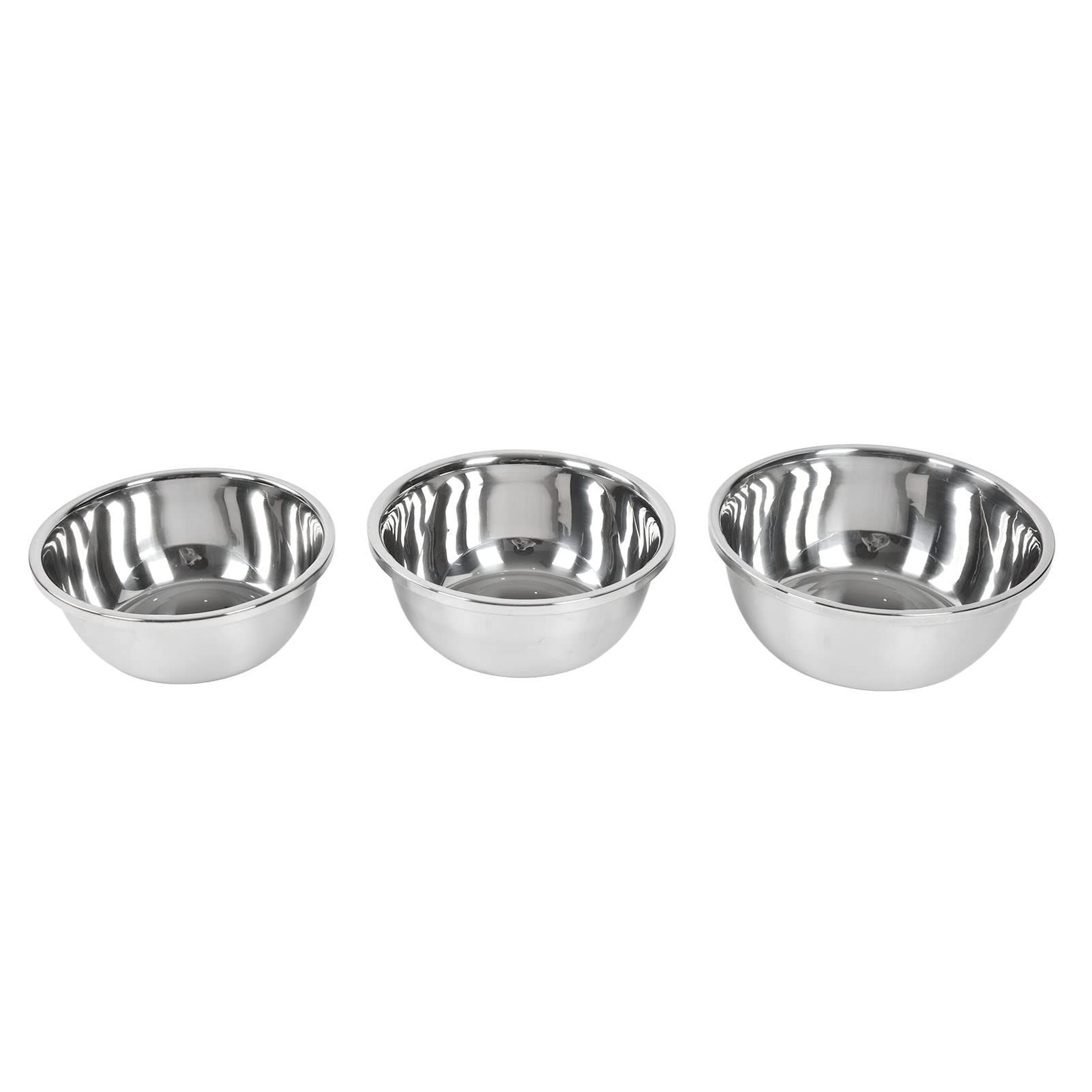 Premium Stainless Steel Mixing Bowl Set - Rustproof, Non-Stick Kitchen Bowls for Baking, Cooking & Food Prep - Ideal for Home Chefs & Restaurant Use