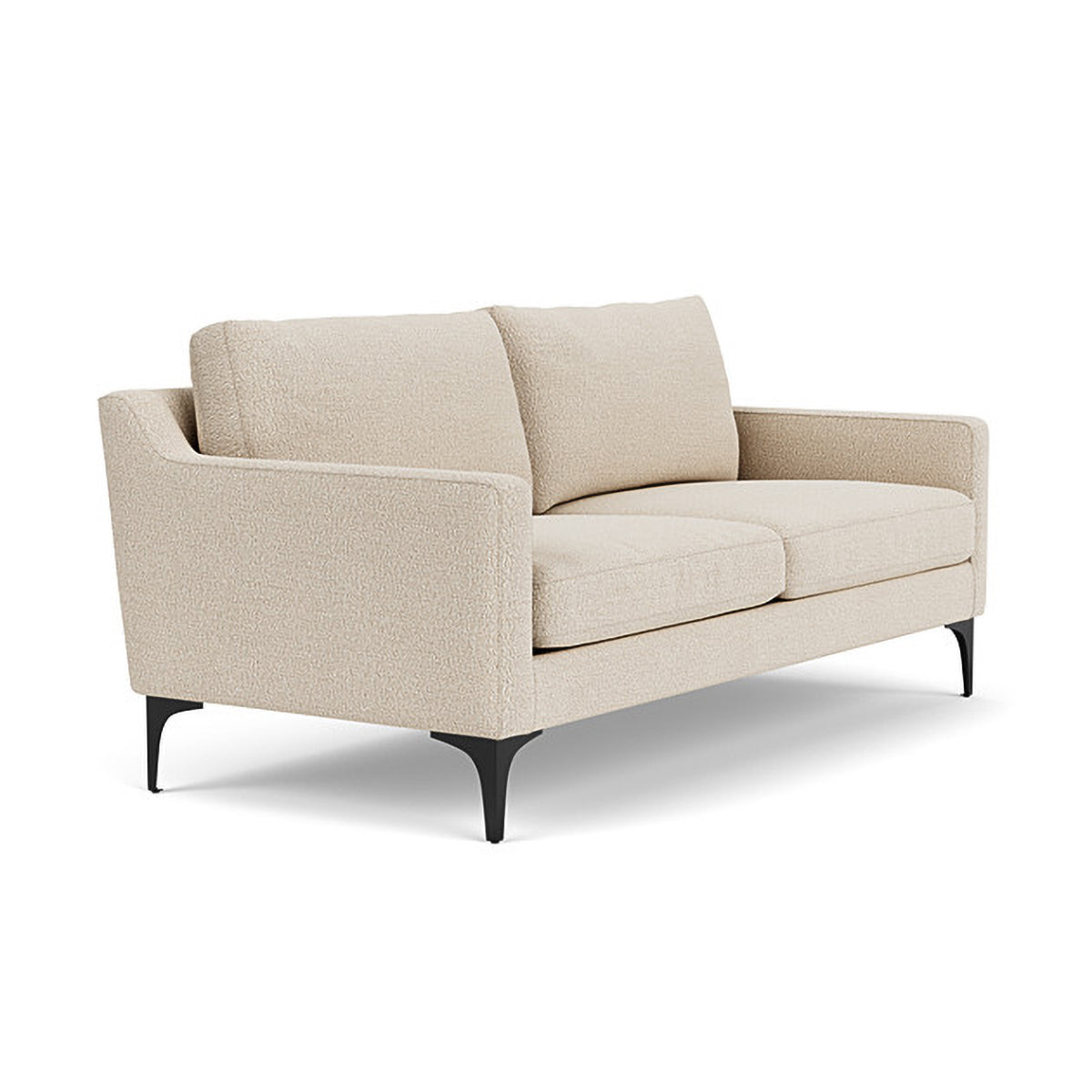 Astha Boucle 2 Seater Sofa - Modern Upholstered Loveseat for Small Spaces | Perfect for Apartments, Living Rooms & Cozy Home Decor