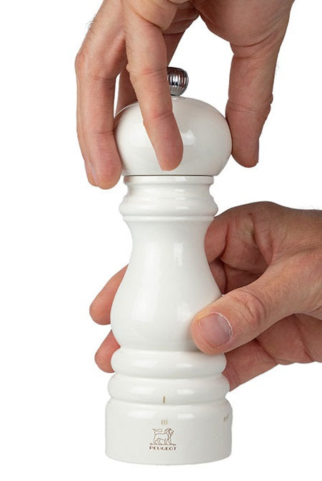 Peugeot Paris 7 Salt Mill in Ivory - Premium French Salt Grinder for Kitchen & Dining - Perfect for Gourmet Cooking, Table Setting & Gift Giving