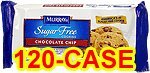 Sugar Free Chocolate Chip Cookies by Murray's - Case of 120 Packs (12 Boxes) | Keto Friendly, Low Carb Snacks for Diabetics & Weight Loss | Perfect for Office, School Lunches & On-the-Go Healthy Treats