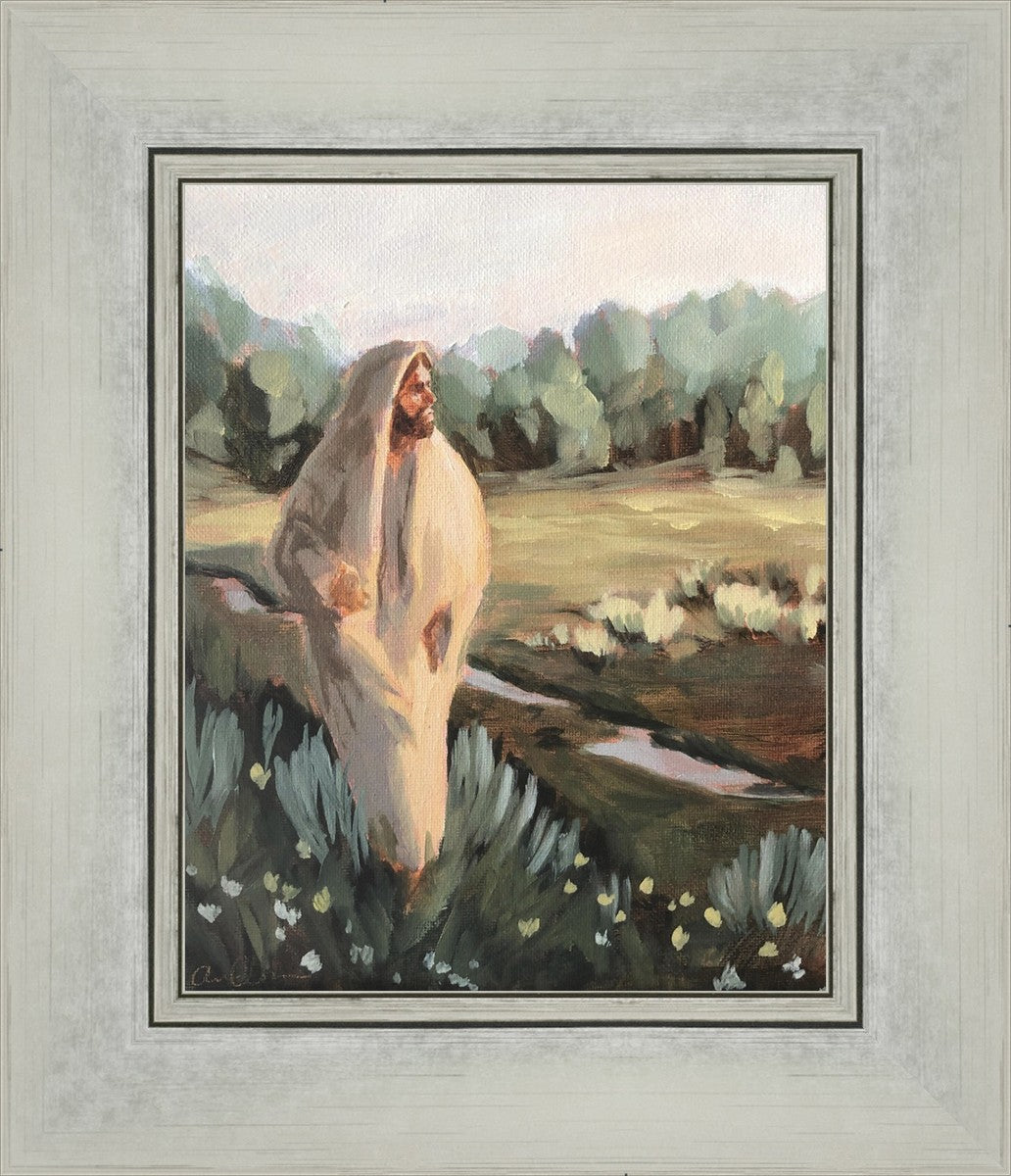 Be Thou Humble by Amber Whitworth - Inspirational Christian Wall Art for Home & Office Decor - Perfect for Living Room, Bedroom, or Gift