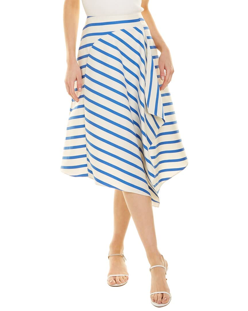 Tanya Taylor Lauryn Midi Skirt - Women's Floral Print A-Line Skirt for Spring Summer | Perfect for Office, Wedding & Casual Outfits