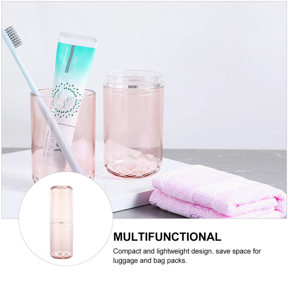 1pc Travel Toothbrush and Toothpaste Holder - Portable Washing Storage Cup for Bathroom, Camping, and Travel Accessories - Perfect for Home, Hotel, and Outdoor Use