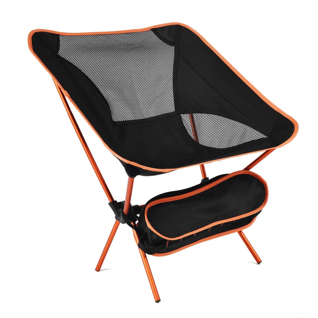 WALNUTA Portable Folding Chair - Detachable Outdoor Camping Chair for Beach, Fishing, Picnics & Backpacking with Carry Storage Bag | Lightweight Compact Design for Travel, Hiking & Outdoor Adventures