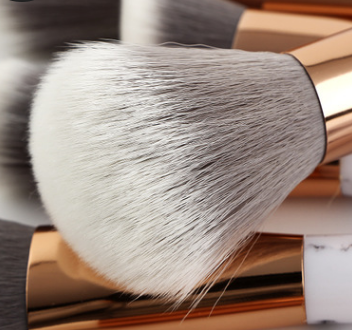 11-Piece Marble Makeup Brush Set - Professional Beauty Makeup Kit for Eyes, Face & Contouring | Perfect for Travel, Home & Salon Use