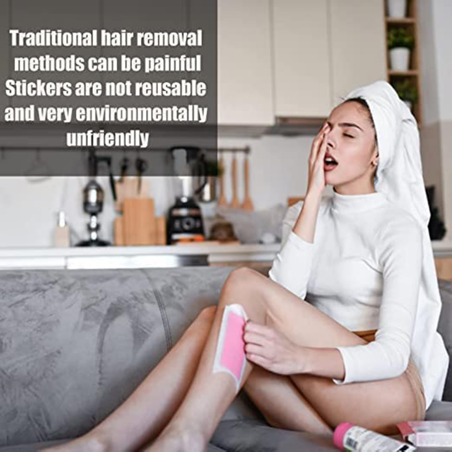 Shomex® Nano-Crystalline Hair Remover for Women & Men - Crystal Hair Eraser with Advanced Technology | Painless Hair Removal for Face, Legs, Arms & Bikini Area at Home