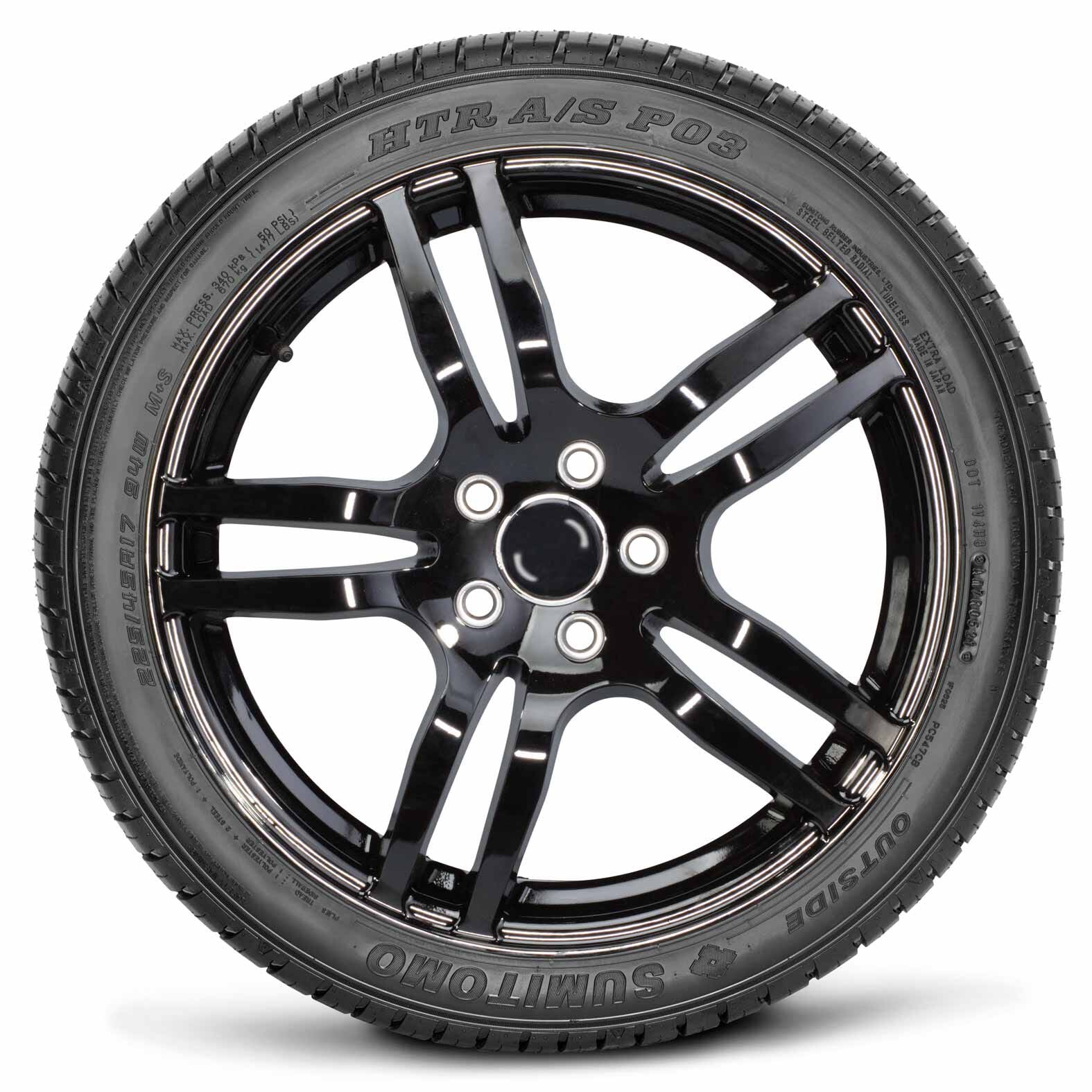 Sumitomo HTR A/S P03 195/55R16 87V All-Season Performance Tires - Perfect for Sedans, Coupes & Compact SUVs in All Weather Conditions