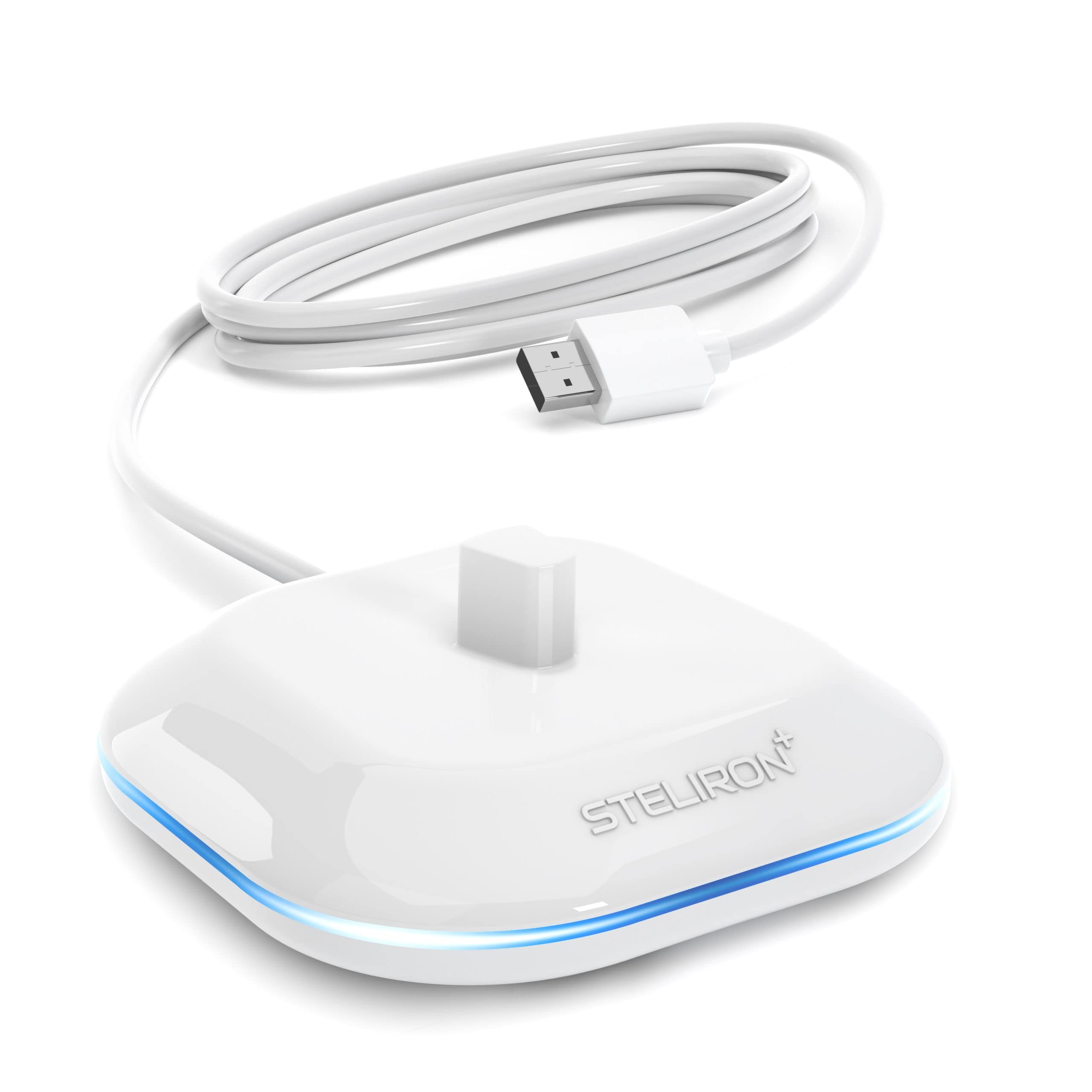 Braun Oral-B 3757 Electric Toothbrush Replacement Charger - Waterproof Inductive Base with USB Power Cord & LED Indicator | Travel-Friendly Charging Station for Braun Oral-B Series (Home, Office, Travel Use)