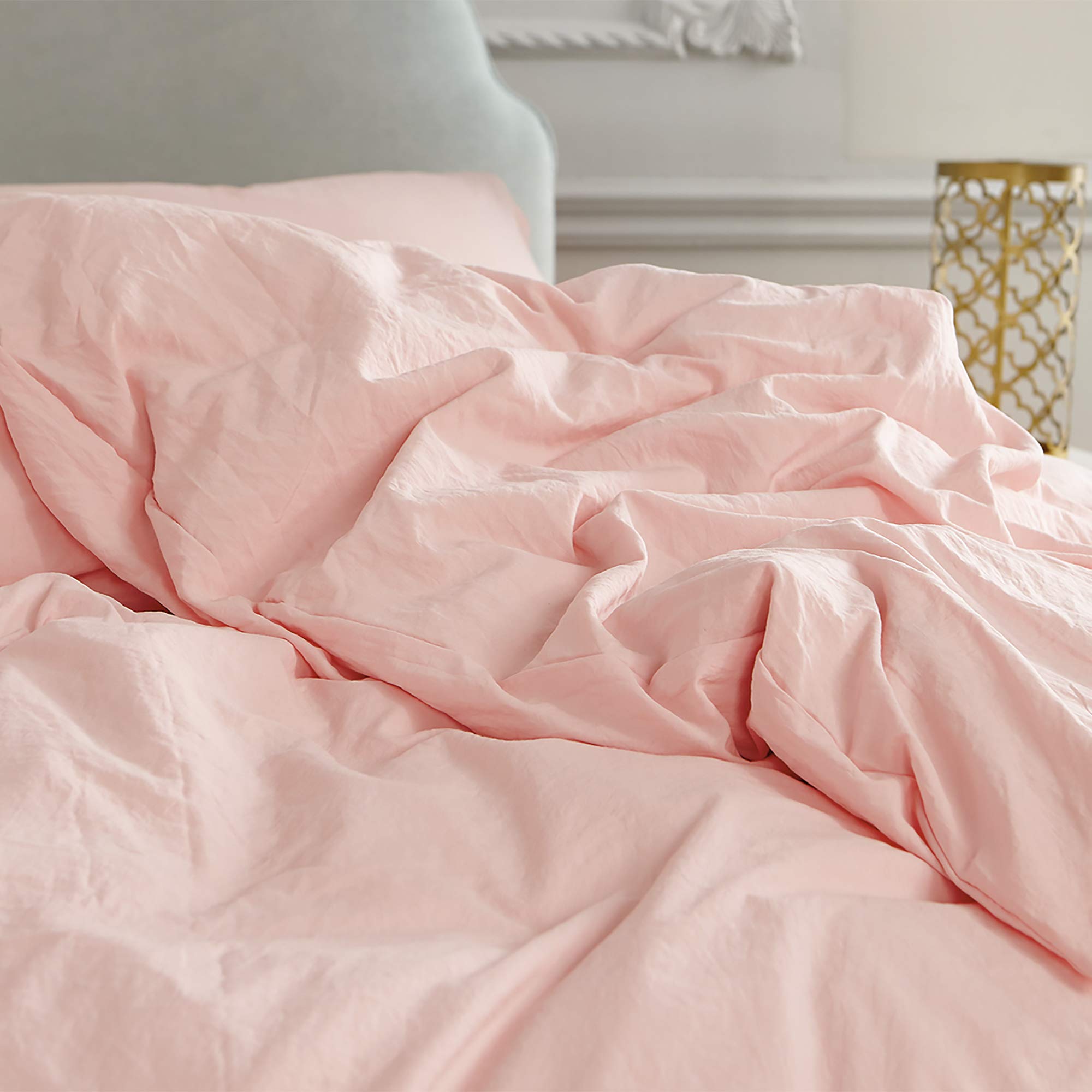 Byourbed Natural Loft Oversized King Comforter Set - Rose Quartz | Soft & Breathable Bedding for Luxury Hotel-Style Comfort | Perfect for Master Bedrooms, Guest Rooms & Cozy Winter Nights