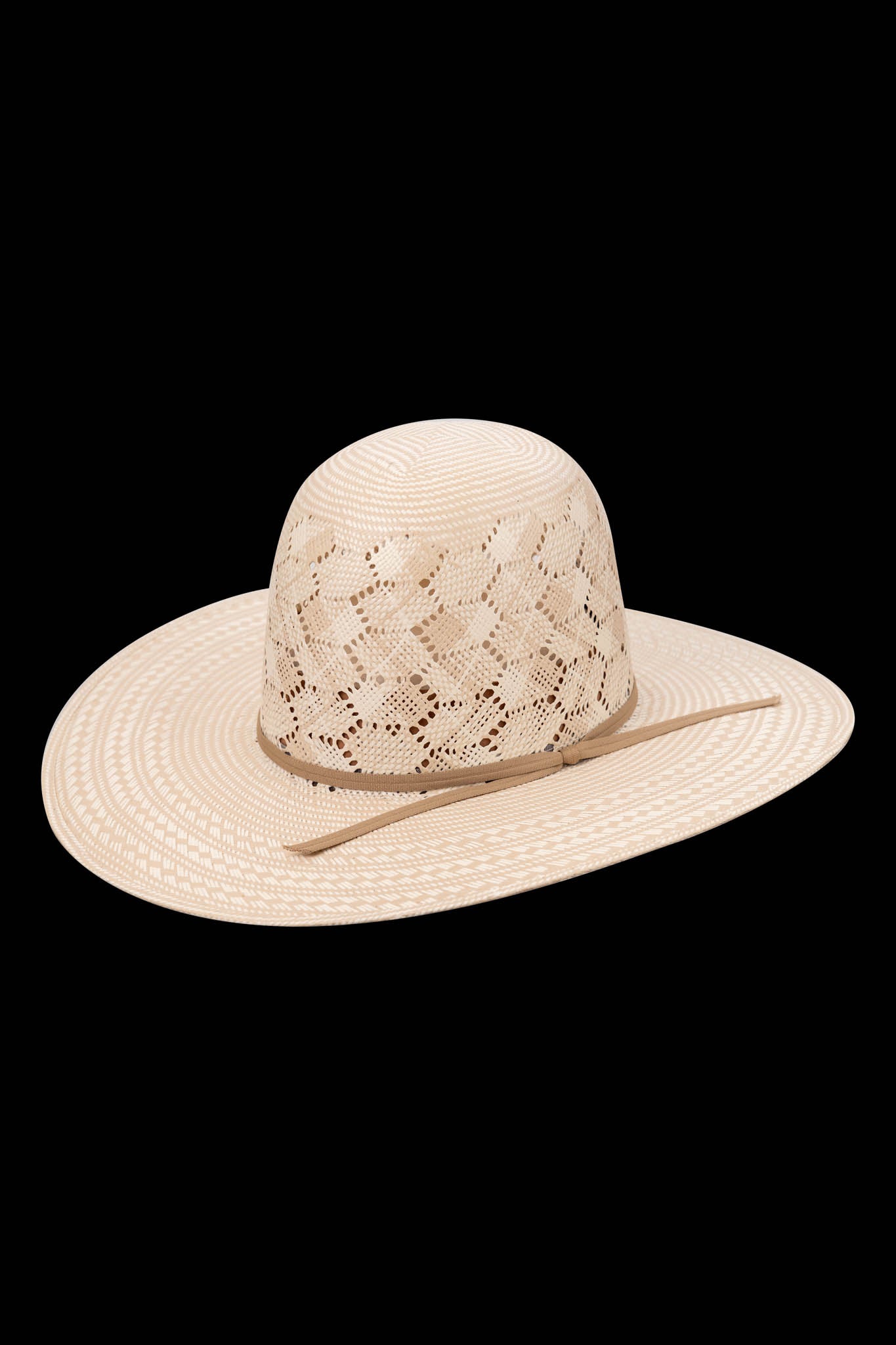 Rock'em 30X Michigan Open Crown Straw Cowboy Hat for Men - Western Style Sun Protection for Outdoor, Rodeo & Summer Activities