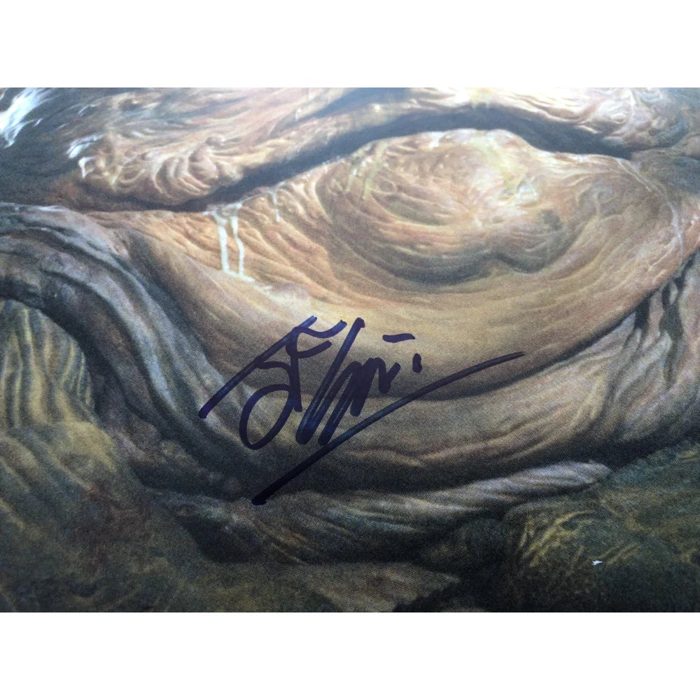 John Coppinger Signed Jabba the Hutt 8x10 Photo with COA PSA/DNA - Star Wars Autograph Collectible for Fans & Display