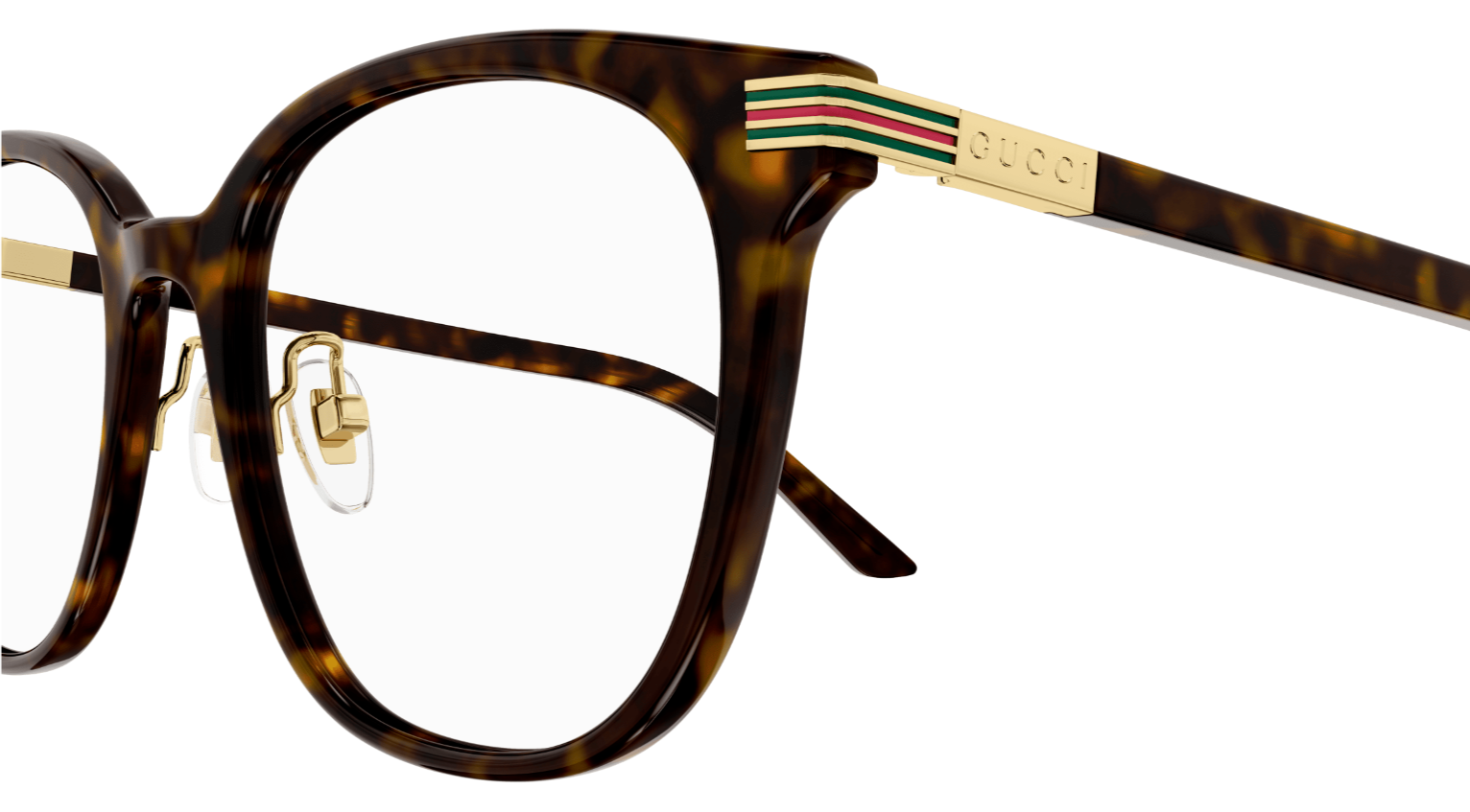 Gucci GG1453OK 002 Havana Cat Eye Women's Eyeglasses - Stylish Designer Glasses for Women, UV Protection, Lightweight Frame - Perfect for Office, Driving & Everyday Fashion Accessory