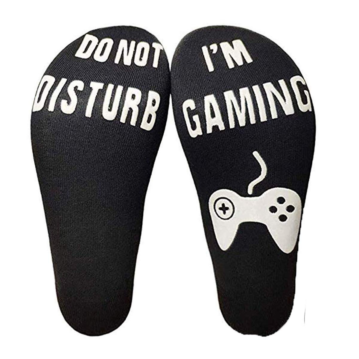 Funny Gaming Socks for Kids - Do Not Disturb I'm Playing - Comfortable & Breathable Socks for Boys & Girls - Perfect for Gaming, Sleepovers & Gifts