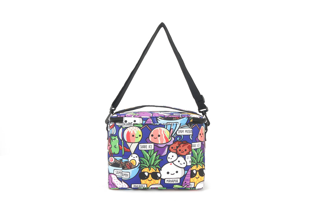 Insulated Cooler Tote Bag Medium Size - Craving Hawaiʻi Blue - Perfect for Beach Picnics, Camping Trips & Outdoor Adventures