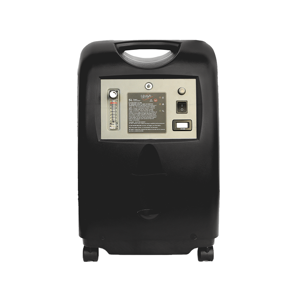Rythm 5LPM Stationary Oxygen Concentrator - Quiet & Reliable Oxygen Therapy for Home Use, COPD, and Sleep Apnea Relief