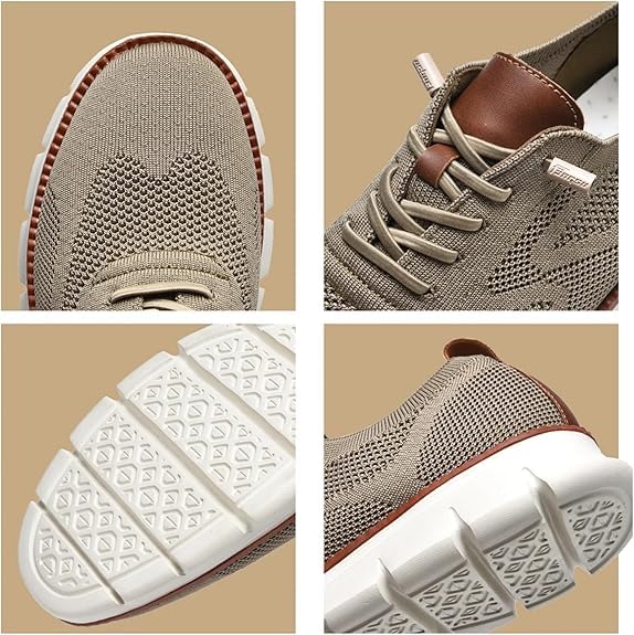 Bestones Men's Lightweight Casual Walking Shoes - Breathable & Comfortable Urban Sneakers for Daily Wear, Gym, Travel & Outdoor Activities