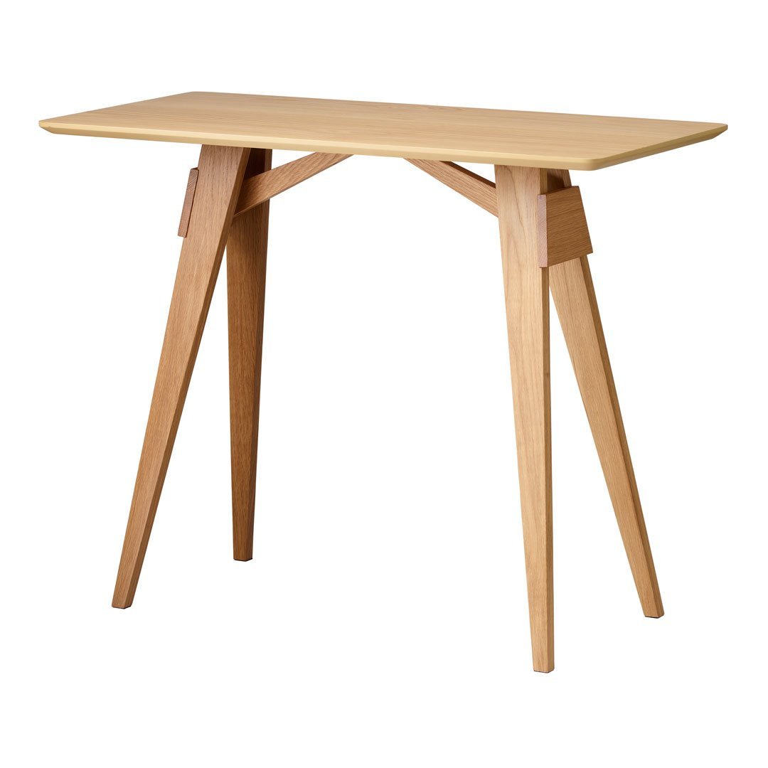 Modern Arco Midi Side Table - Compact End Table with Metal Frame for Living Room, Bedroom & Office - Stylish Accent Table for Small Spaces & Home Decor